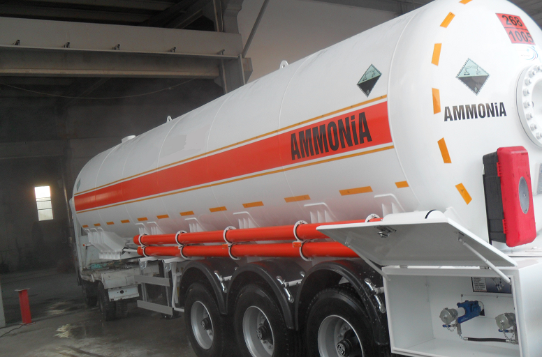 ammonia tanker, ammonium trailer, tanker for chemichal